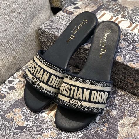 christian dior fake slides